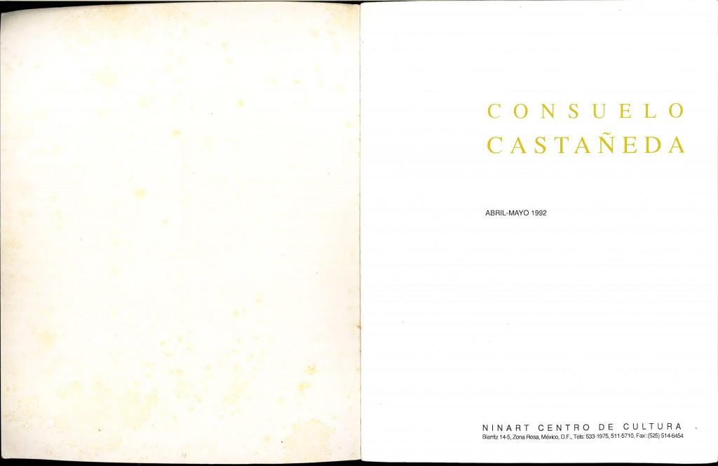 consuelocastaneda-net-Consuelo-Castaneda-Ninart-Centro-de-Cultura-Mexico-D-F-1992-02