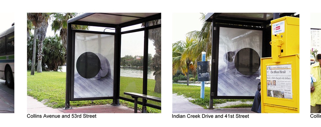 Bus Shelters. Untitled. From the Series “Speed-Split”.1998