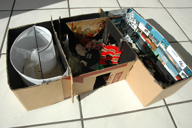 model of the exhibition “For Rent” at Americas Society. 2008