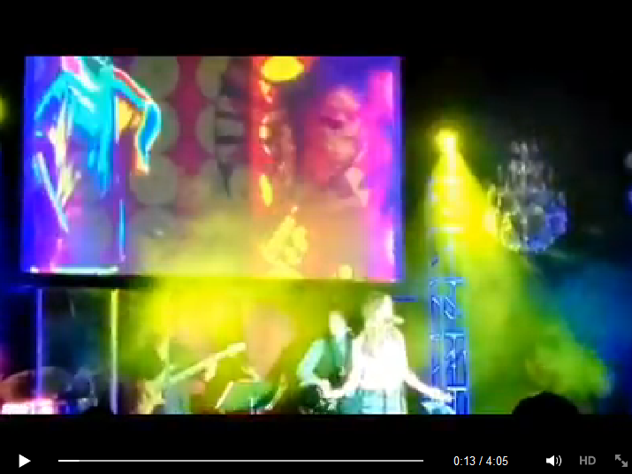 Life is.Yisel Duque’s concert. Filmore Theater. Miami Beach. Sept 2014. vj session