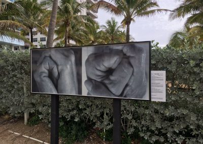PAMM Inside|Out. 2017. Surfside. Miami Beach. Untitled (Hands Diptych), from the series Speed-Split, 1998