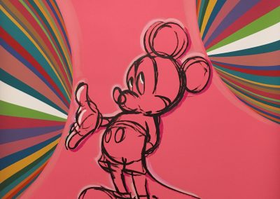Traveling in the light. Mickey-colors-sketch-02. 2021