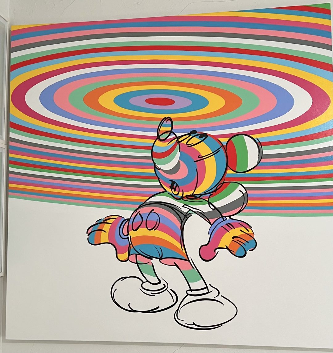 Mickey-colors 02. 2022. acrylic on canvas. 60 x 60 in